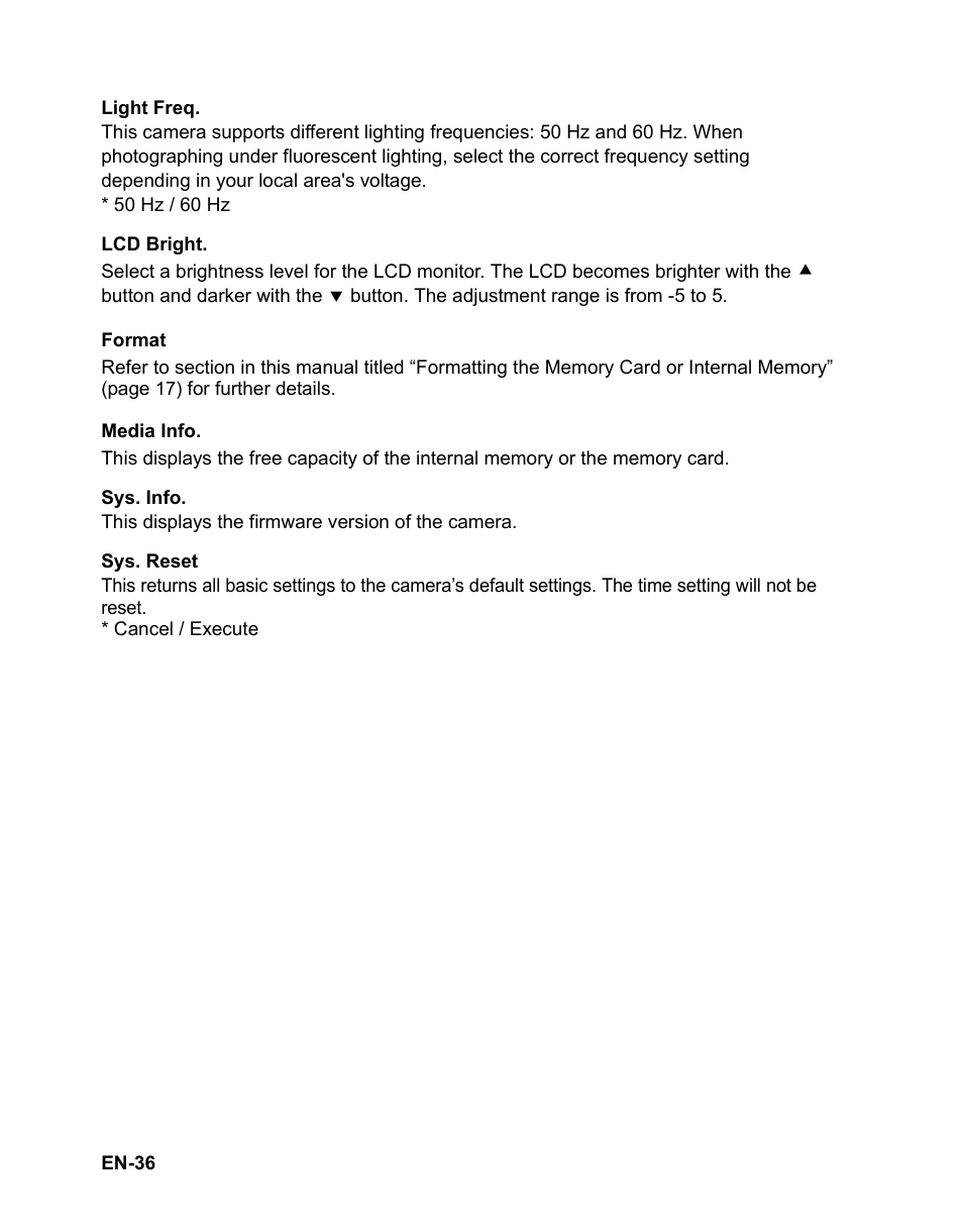 Sanyo VPC-S885 User Manual | Page 37 / 45