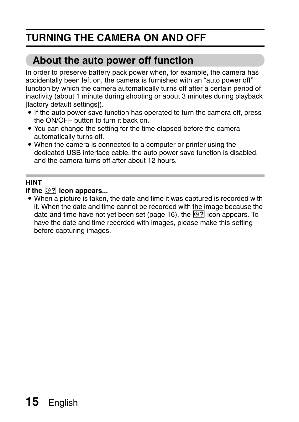 English | Sanyo VPC-X1200EX User Manual | Page 24 / 72