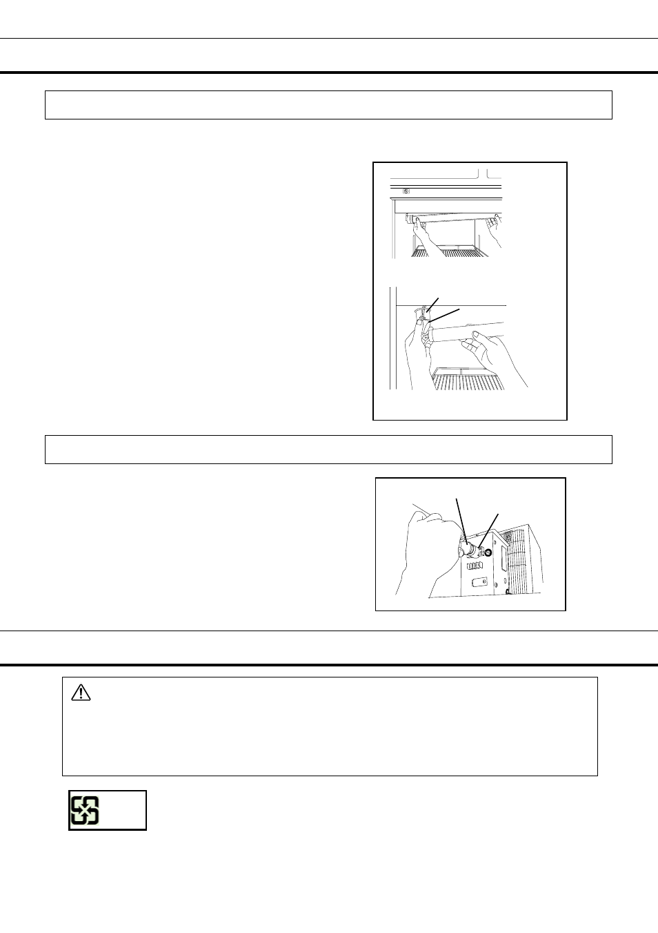 Routine maintenance, Disposal of unit, Replacement of fluorescent lamp | Replacement of glow starter, Warning | Sanyo MBR-704G User Manual | Page 20 / 24