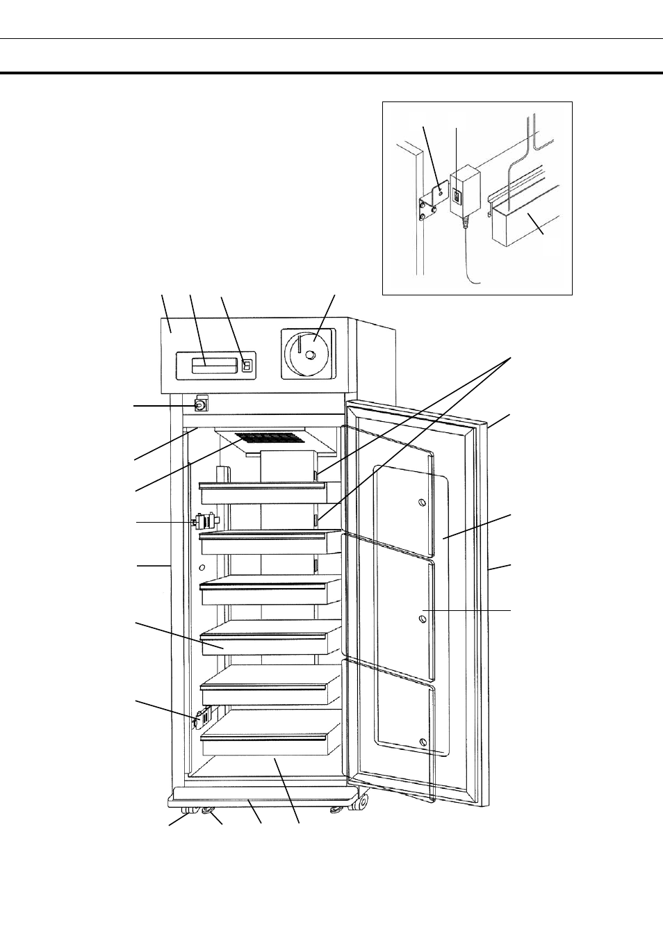 Refrigerator components, Mbr-704gr | Sanyo MBR-704G User Manual | Page 8 / 24