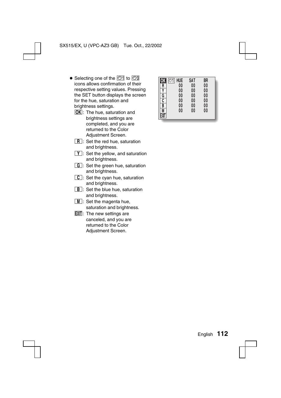 Sanyo VPC-AZ3 EX User Manual | Page 115 / 207