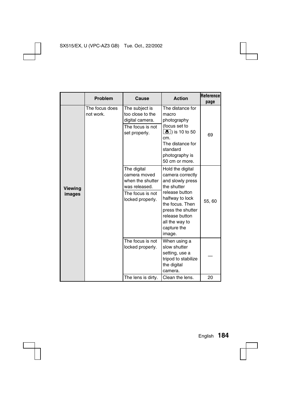 Sanyo VPC-AZ3 EX User Manual | Page 187 / 207