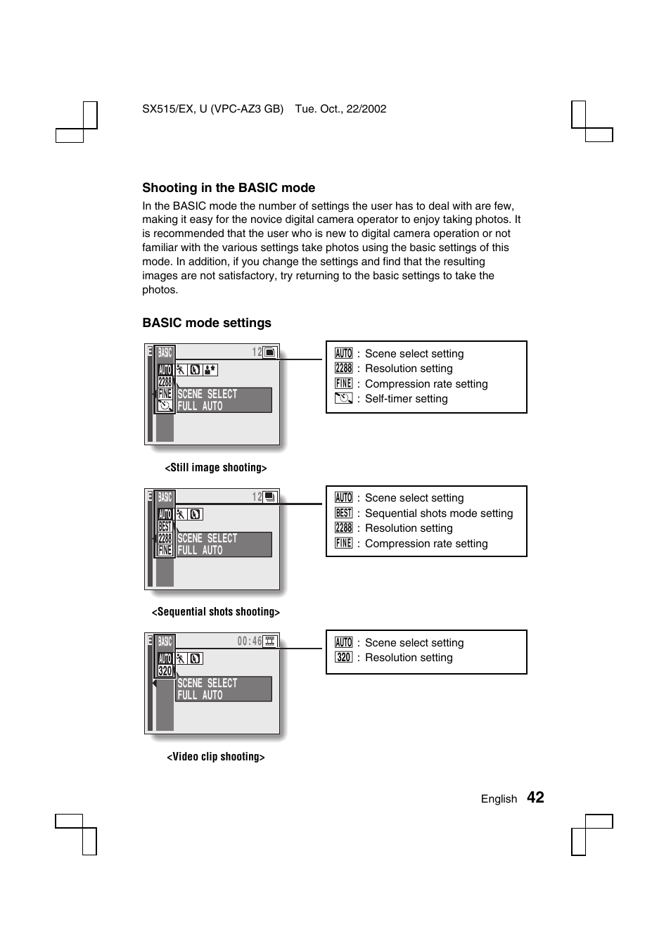 Sanyo VPC-AZ3 EX User Manual | Page 45 / 207