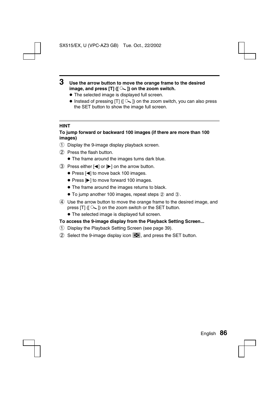 Sanyo VPC-AZ3 EX User Manual | Page 89 / 207