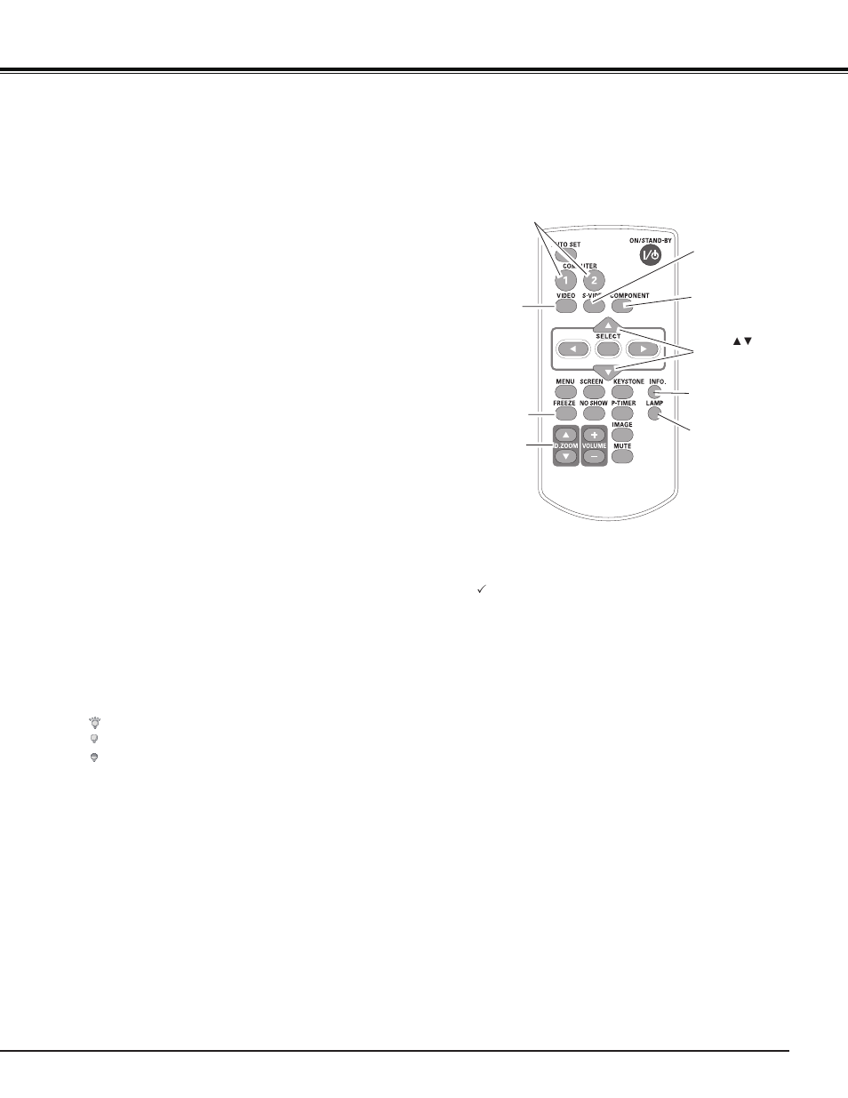 Remote control operation, Basic operation | Sanyo PJ LINK PLC-XU106 User Manual | Page 27 / 79