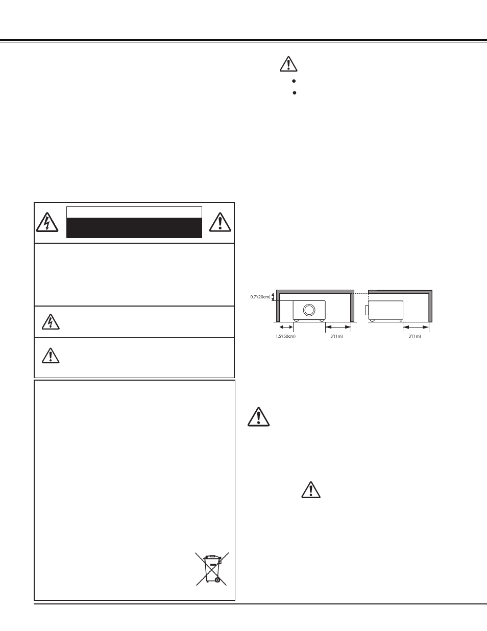 To the owner, 4to the owner, Caution | Safety precaution | Sanyo PJ LINK PLC-XU106 User Manual | Page 4 / 79