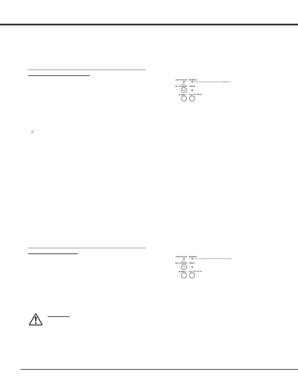 Maintenance and cleaning, Warning indicator | Sanyo PJ LINK PLC-XU106 User Manual | Page 60 / 79