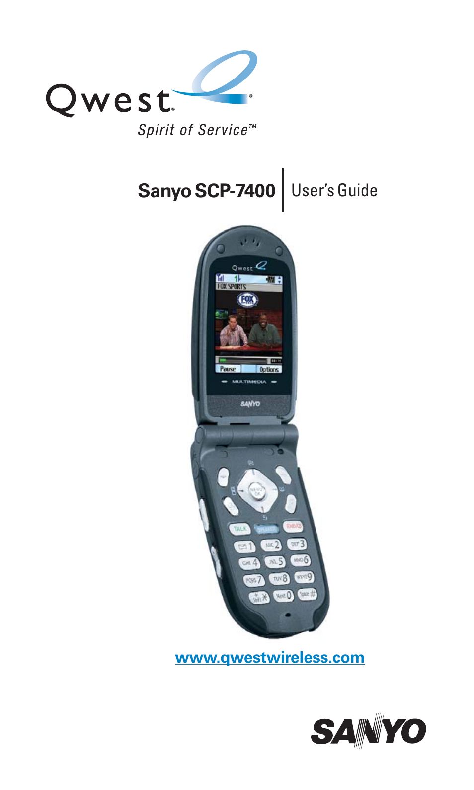 Sanyo SCP-7400 User Manual | 293 pages