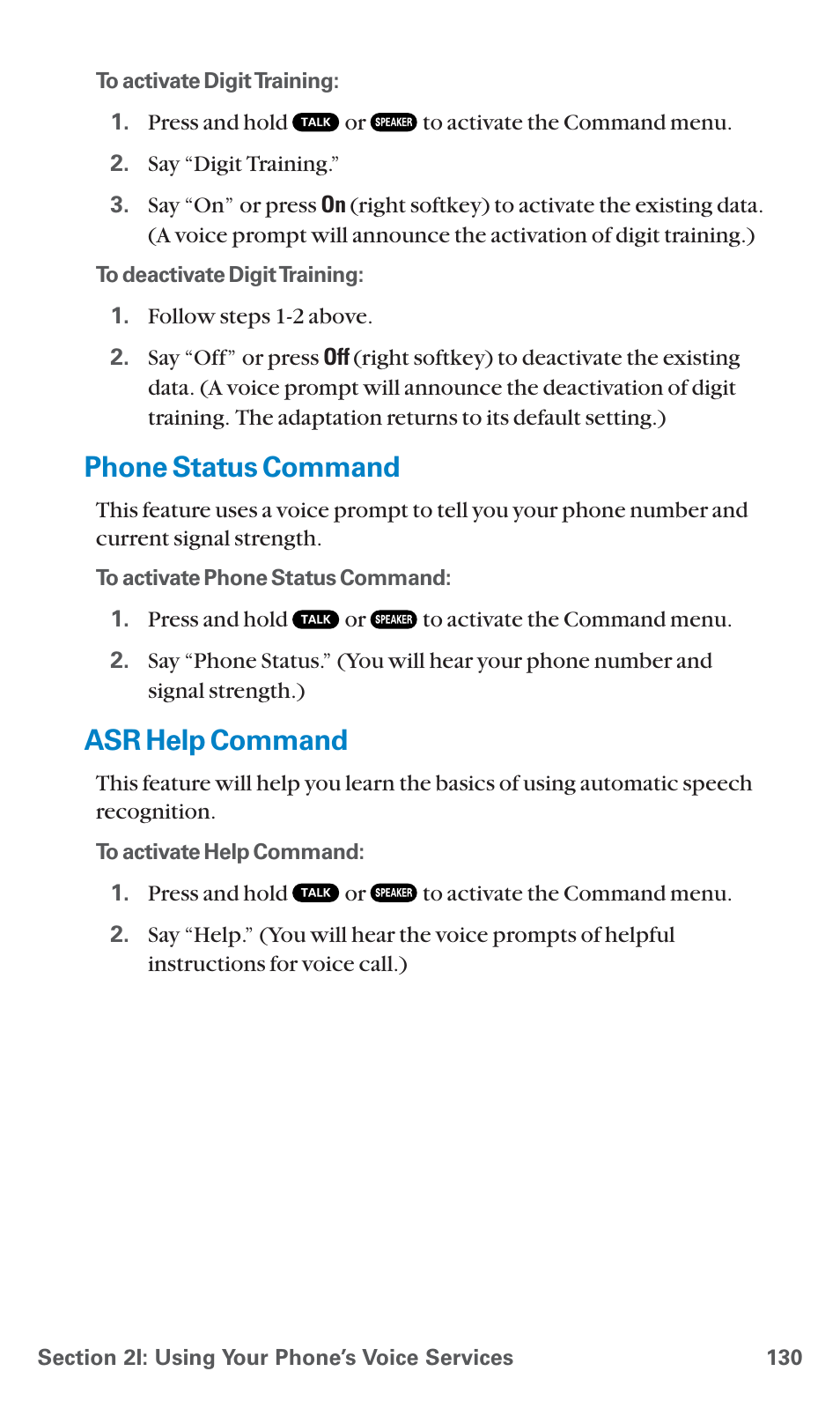 Phone status command, Asr help command | Sanyo SCP-7400 User Manual | Page 143 / 293