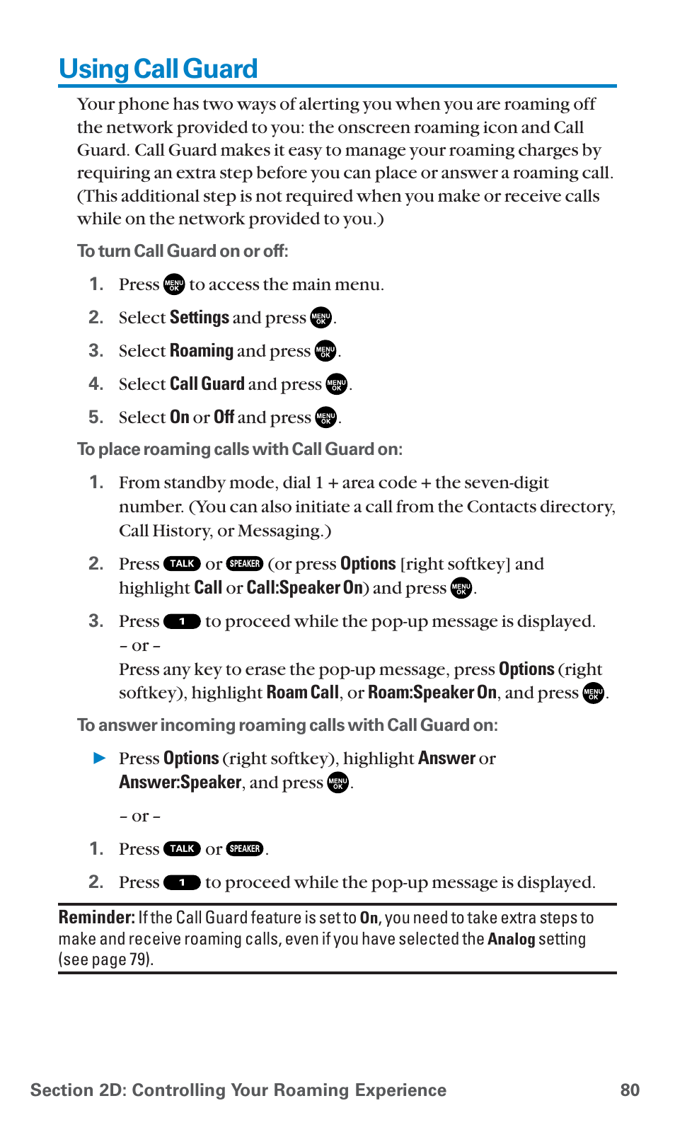 Using call guard | Sanyo SCP-7400 User Manual | Page 93 / 293