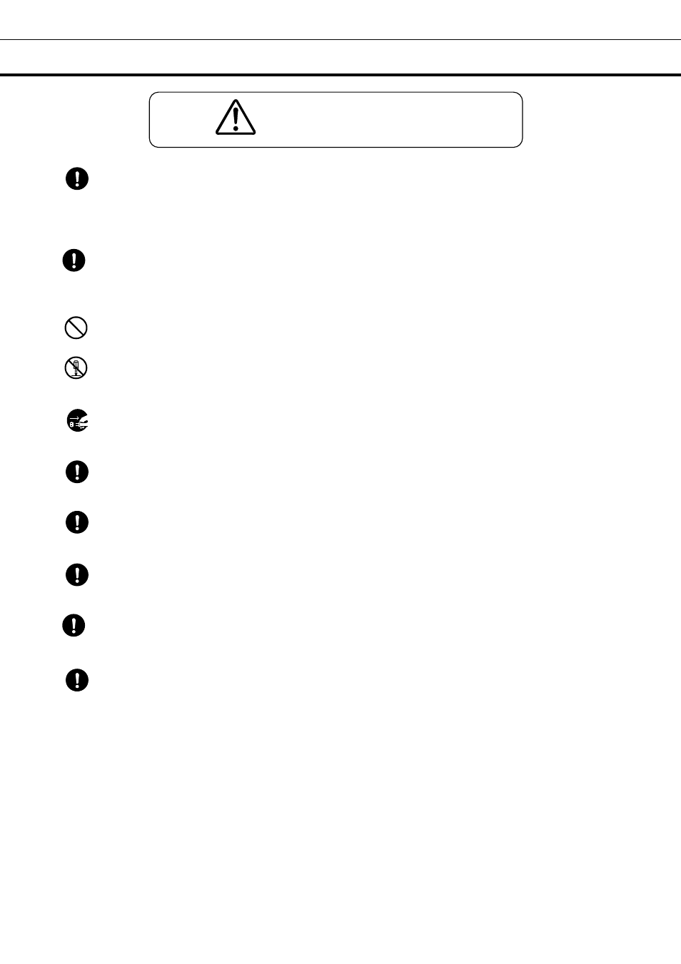 Warning, Precautions for safe operation | Sanyo MDF-593C User Manual | Page 5 / 32
