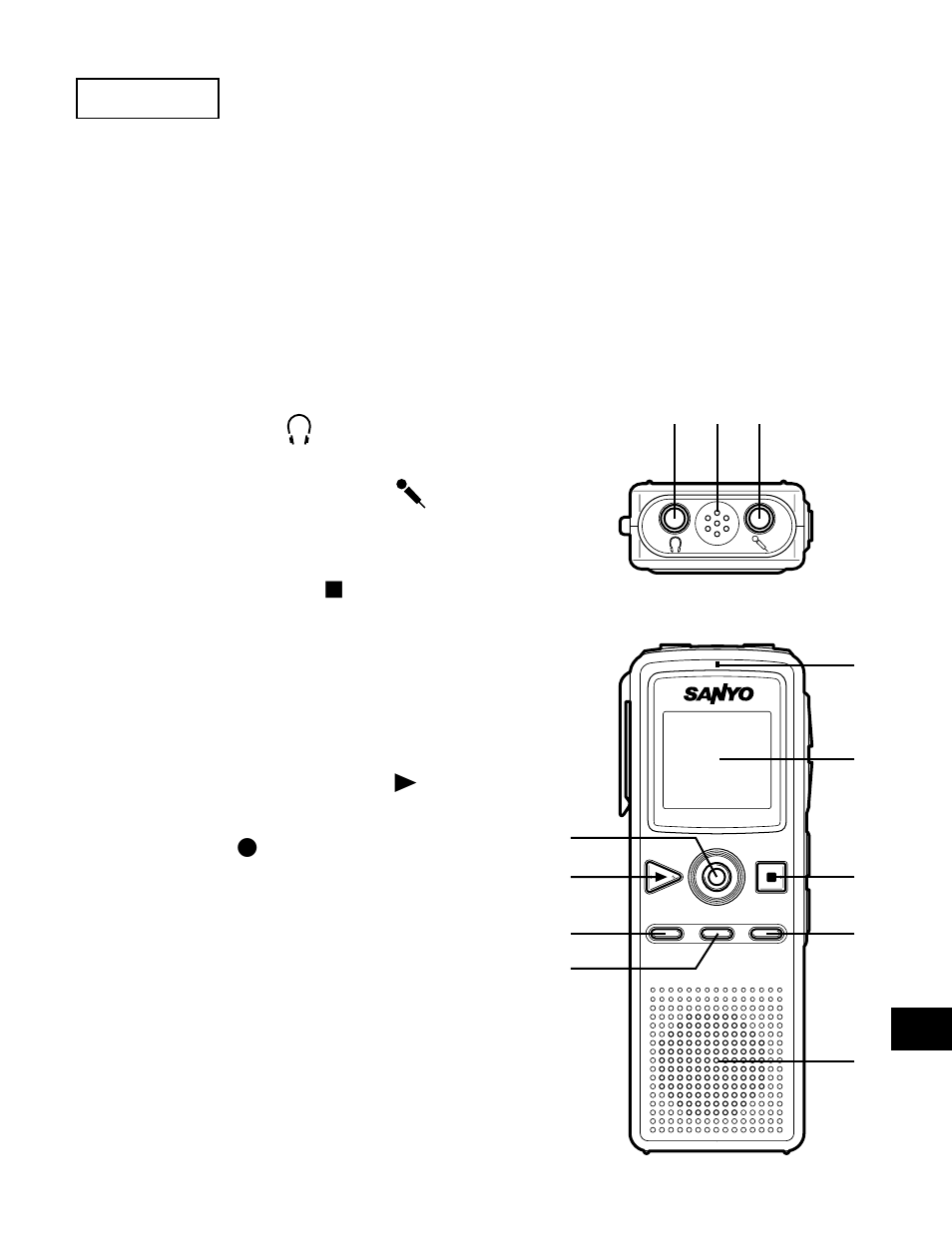 Försiktighetsåtgärder, Kontroller | Sanyo ICR-B34 User Manual | Page 55 / 96