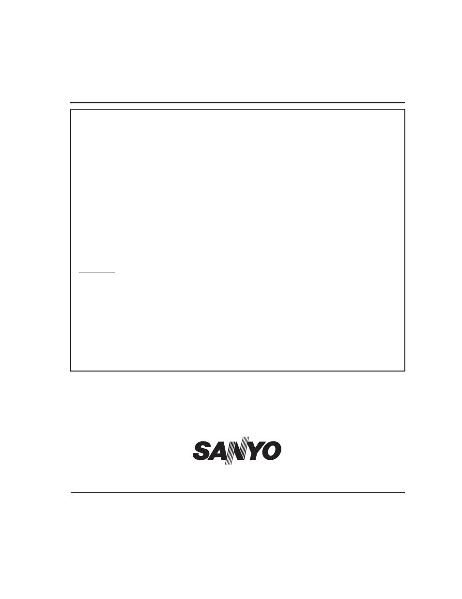 United states and canada warranty | Sanyo CLT2054 User Manual | Page 18 / 19