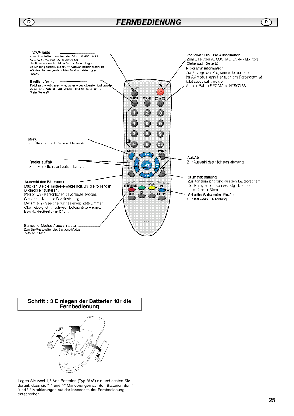 Sanyo CE42SRE1 User Manual | Page 25 / 64