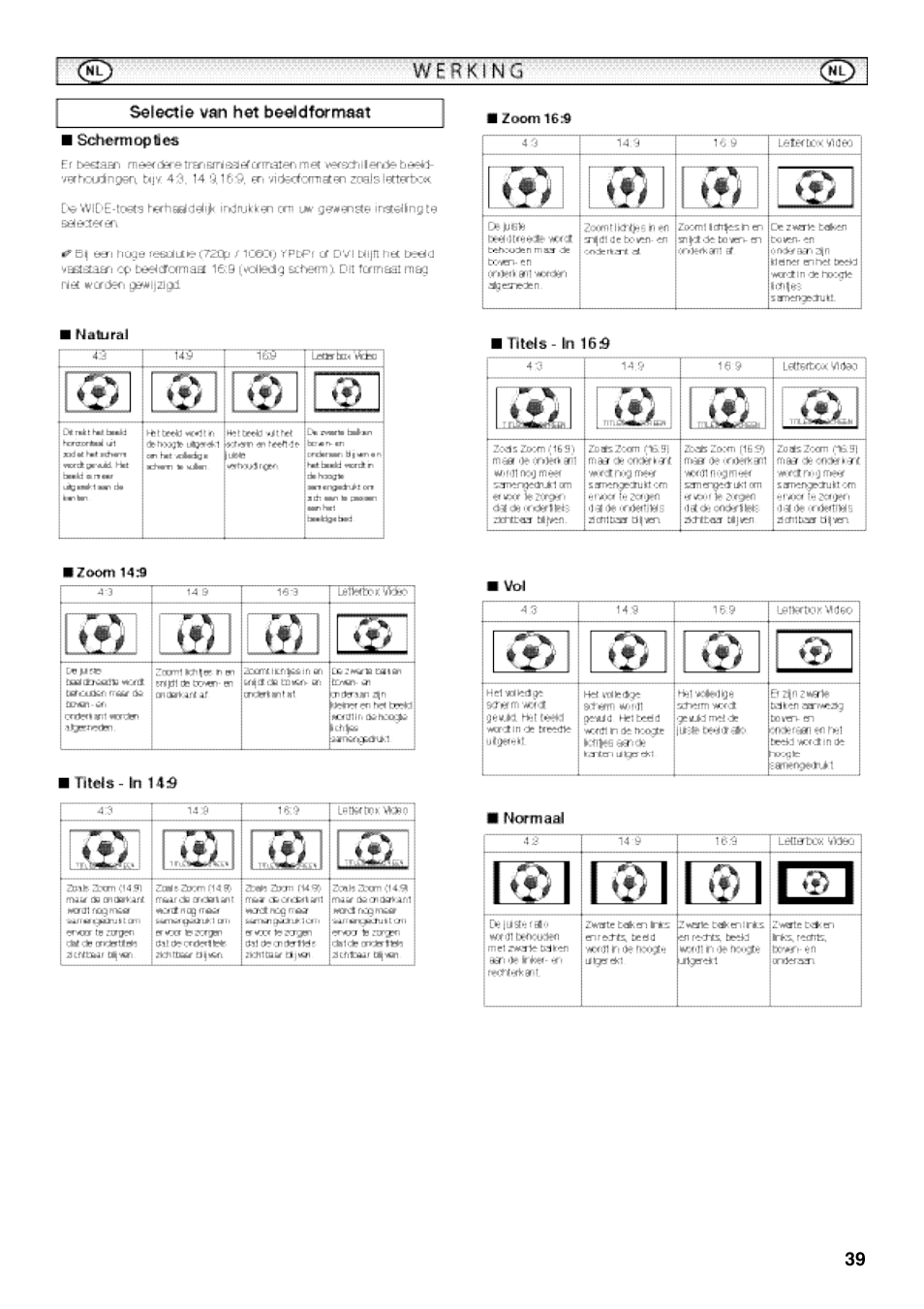 Sanyo CE42SRE1 User Manual | Page 39 / 64