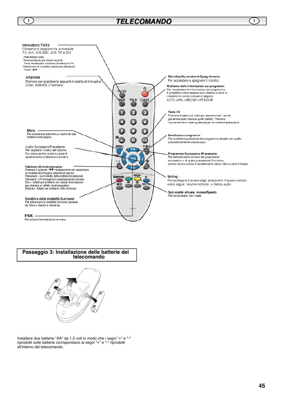 Sanyo CE42SRE1 User Manual | Page 45 / 64