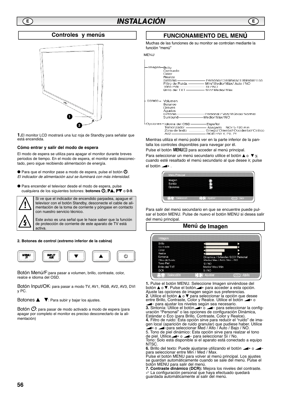 Sanyo CE42SRE1 User Manual | Page 56 / 64