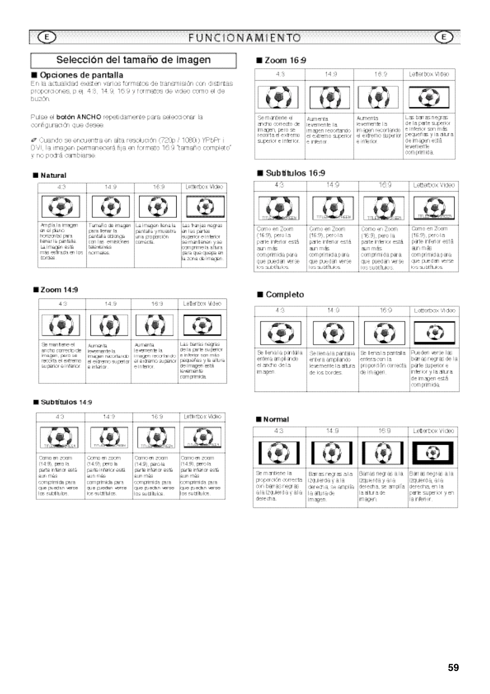 Sanyo CE42SRE1 User Manual | Page 59 / 64