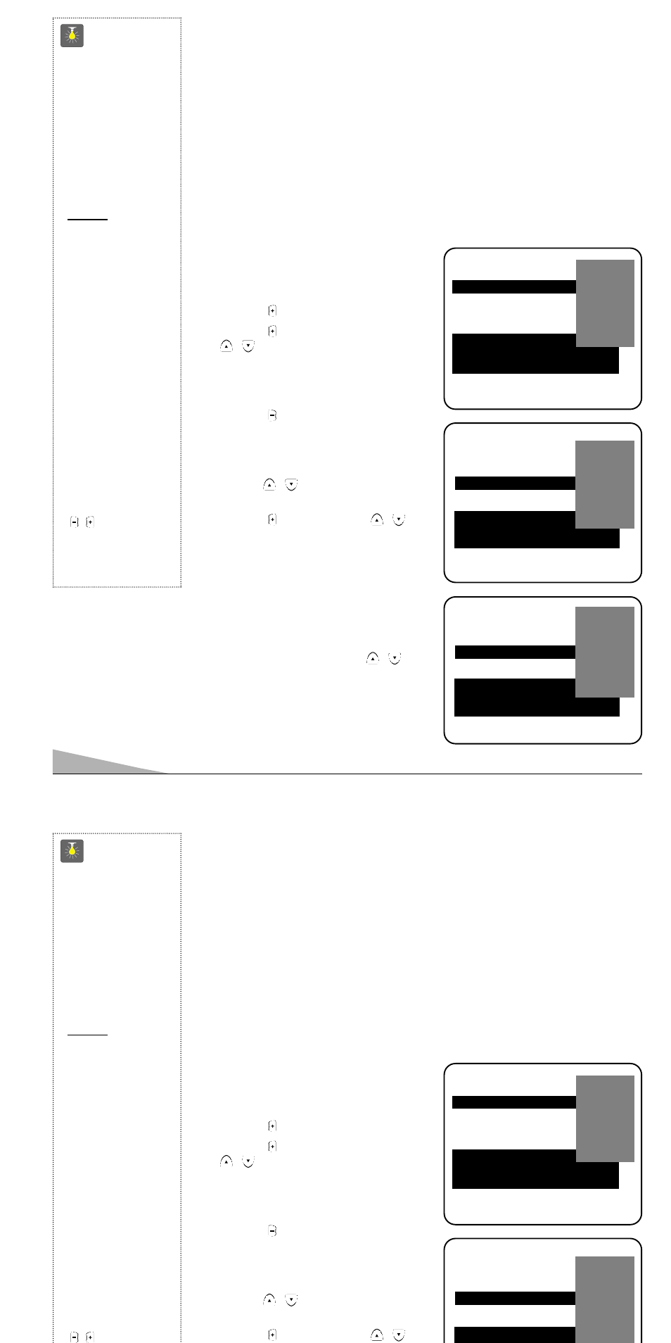 V-guide operation, Quicktips | Sanyo AVM-1341S User Manual | Page 12 / 48