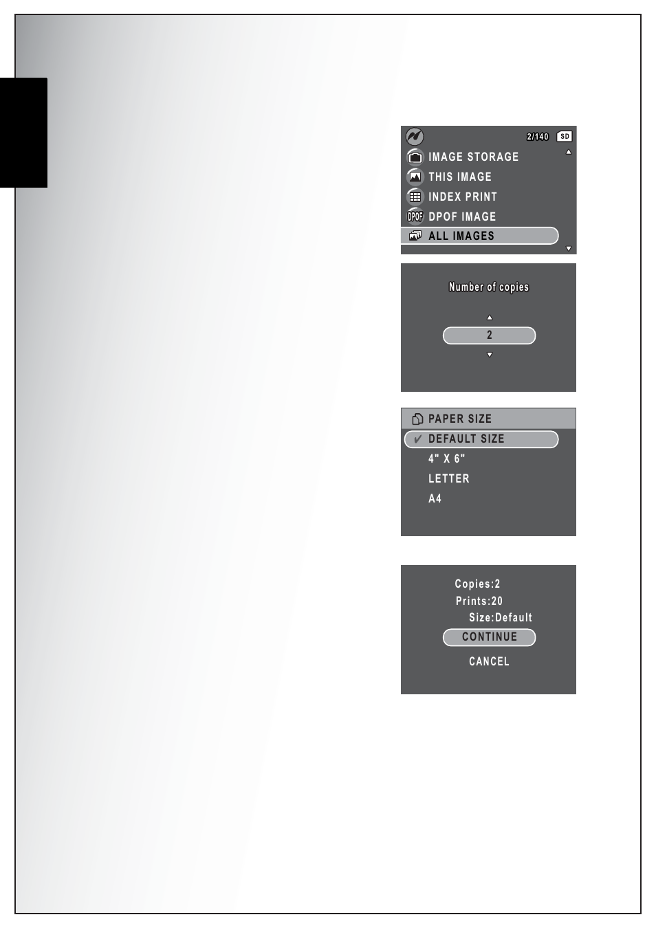 All images, English | Sanyo VPC-S750 User Manual | Page 58 / 63