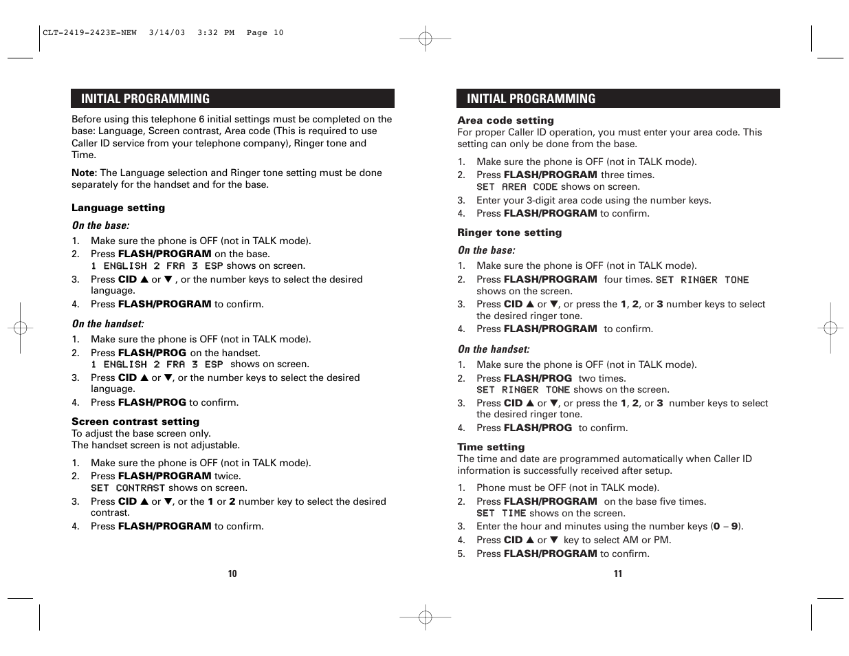 Sanyo CLT-2423 User Manual | Page 6 / 20