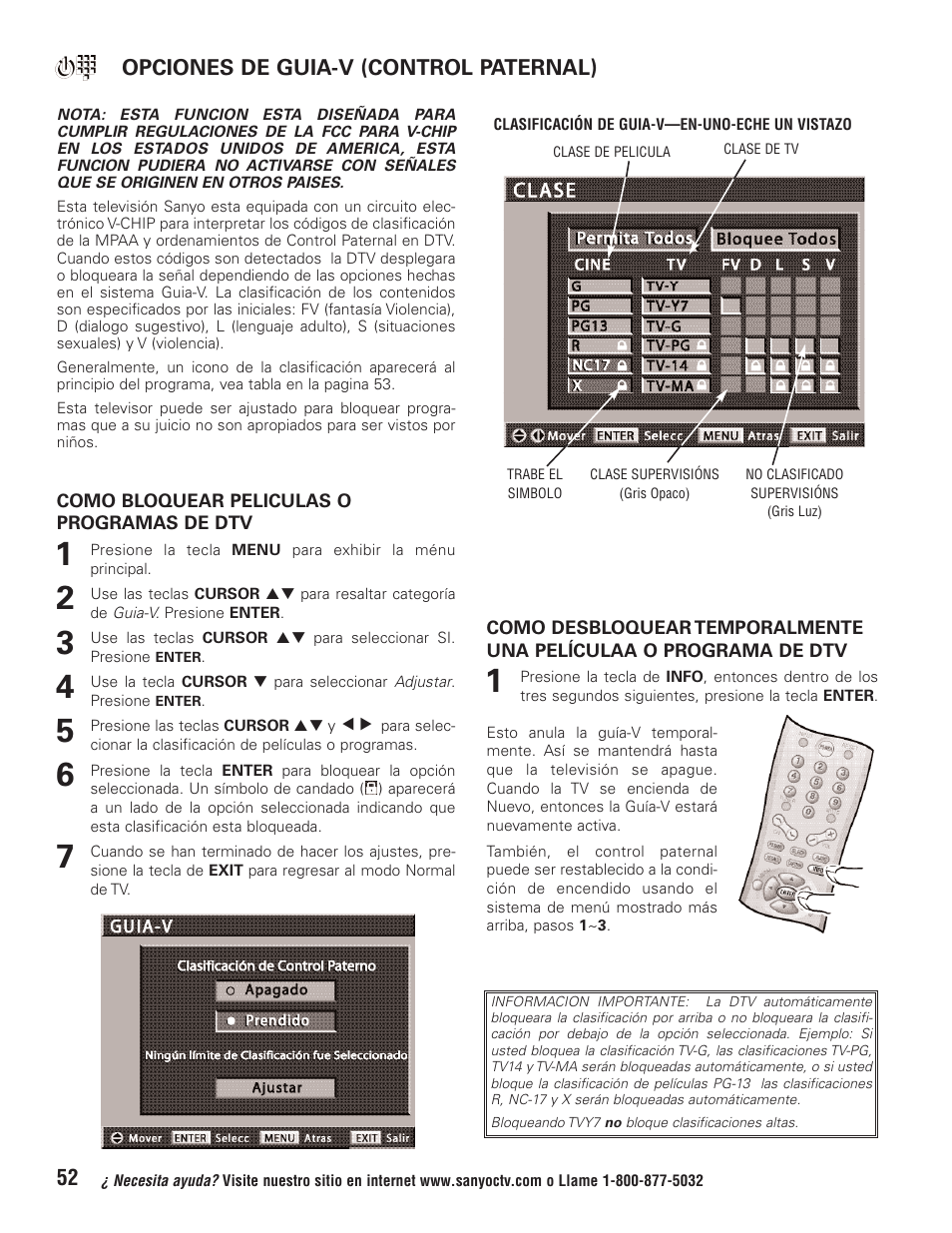 Sanyo HT32744 User Manual | Page 52 / 62