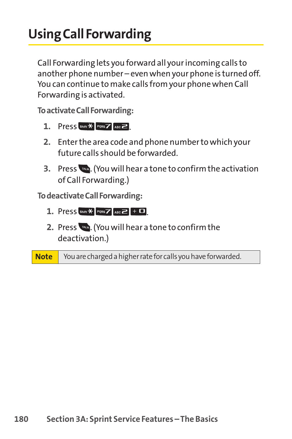 Using call forwarding, E 180) | Sanyo PRO-200 User Manual | Page 194 / 236