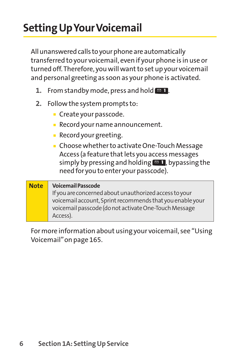 Setting upyour voicemail, Setting up your voicemail, E 6) | Sanyo PRO-200 User Manual | Page 20 / 236