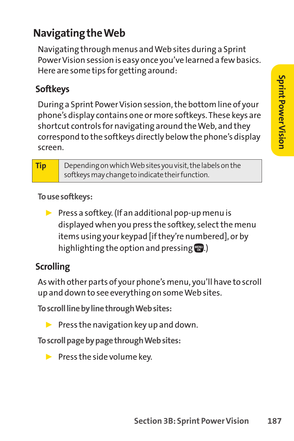 Navigating the web | Sanyo PRO-200 User Manual | Page 201 / 236