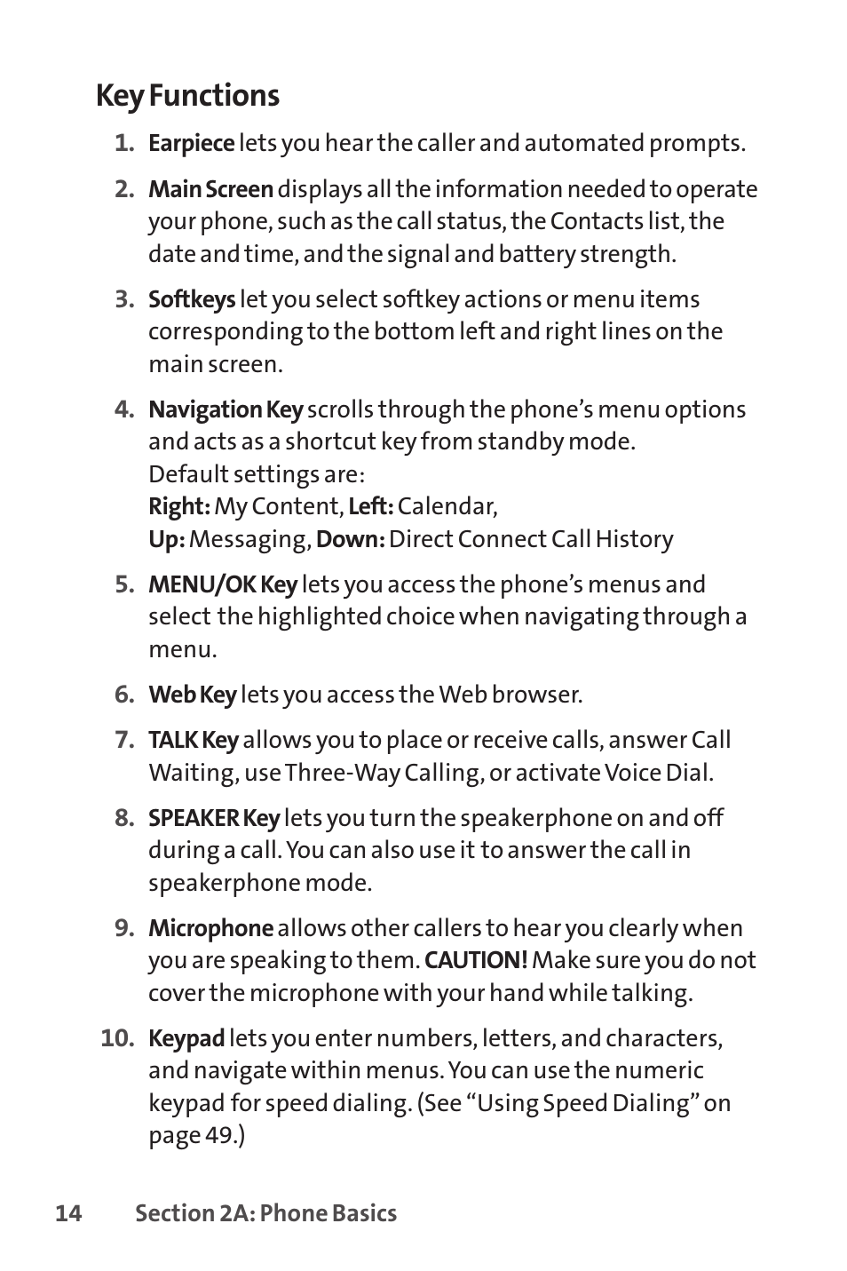 Key functions | Sanyo PRO-200 User Manual | Page 28 / 236