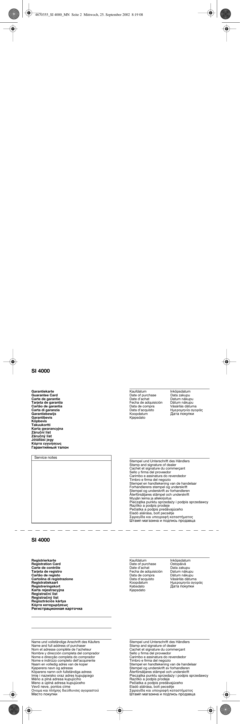 Si 4000 | Braun EasyStyle SI 4000 User Manual | Page 2 / 22