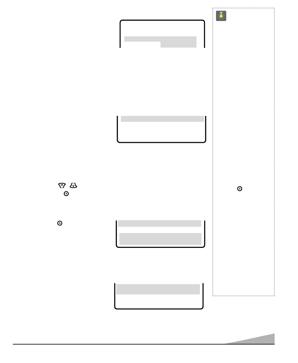 Agregando o borrando canales, Consejos rápidos, Seleccionando el desplegado de lenguaje | Use las teclas de, Para salir | Sanyo DS25500 User Manual | Page 31 / 44