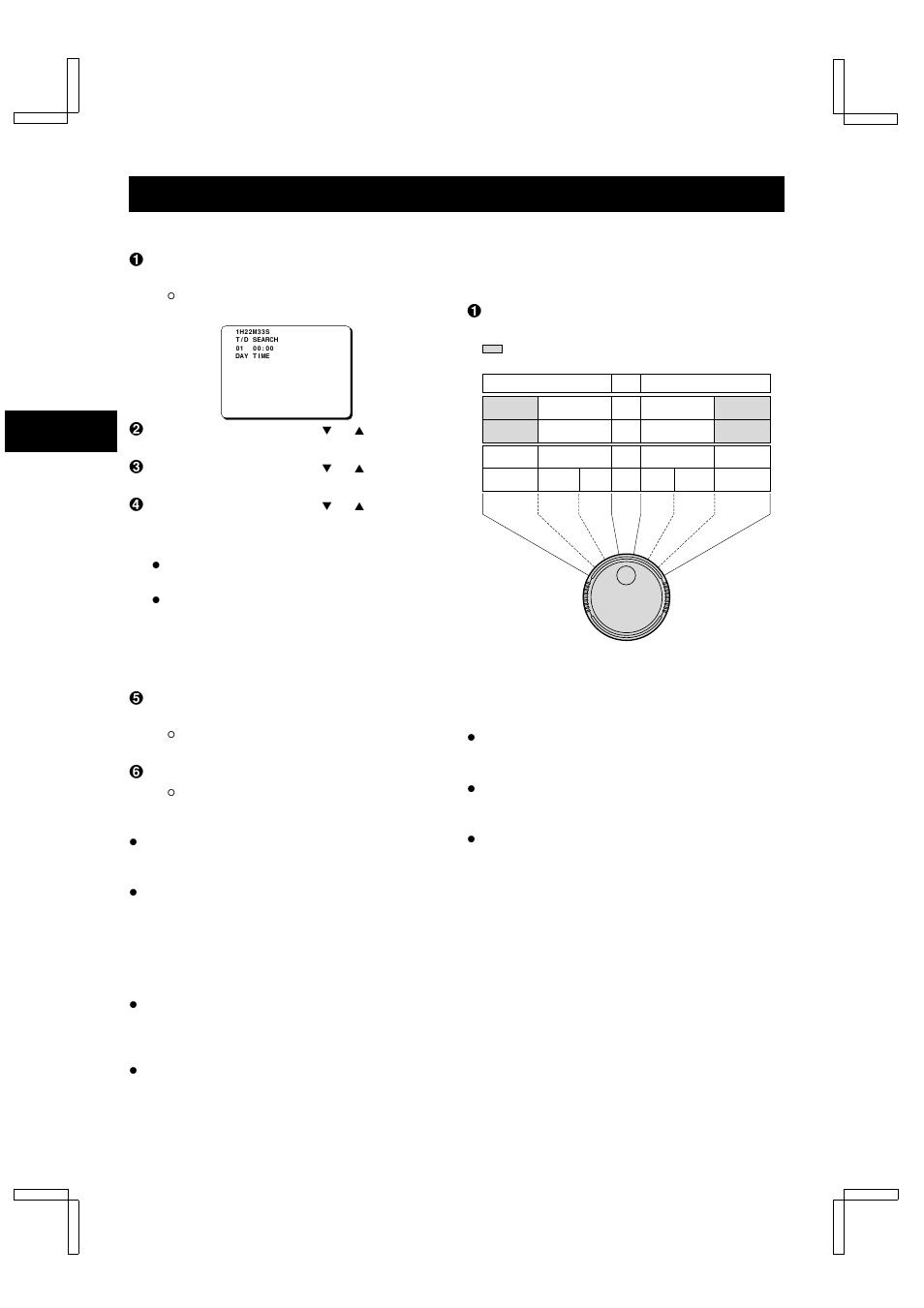 Special playback, Day/time search, Shuttle ring operation | Sanyo TLS-9024P User Manual | Page 28 / 39