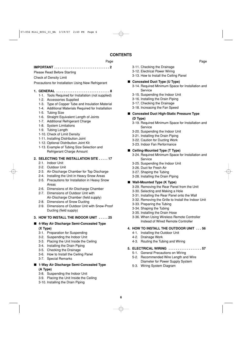 Sanyo AHX0952 User Manual | Page 6 / 90
