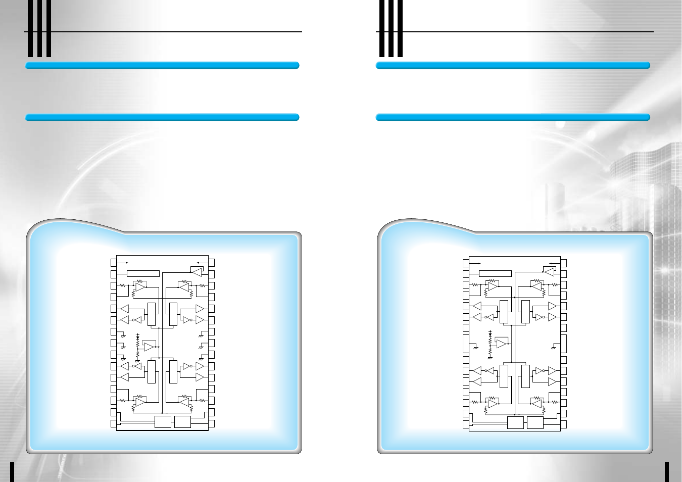 Four-channel driver ic for cd players/decks | Sanyo EP93F User Manual | Page 17 / 43