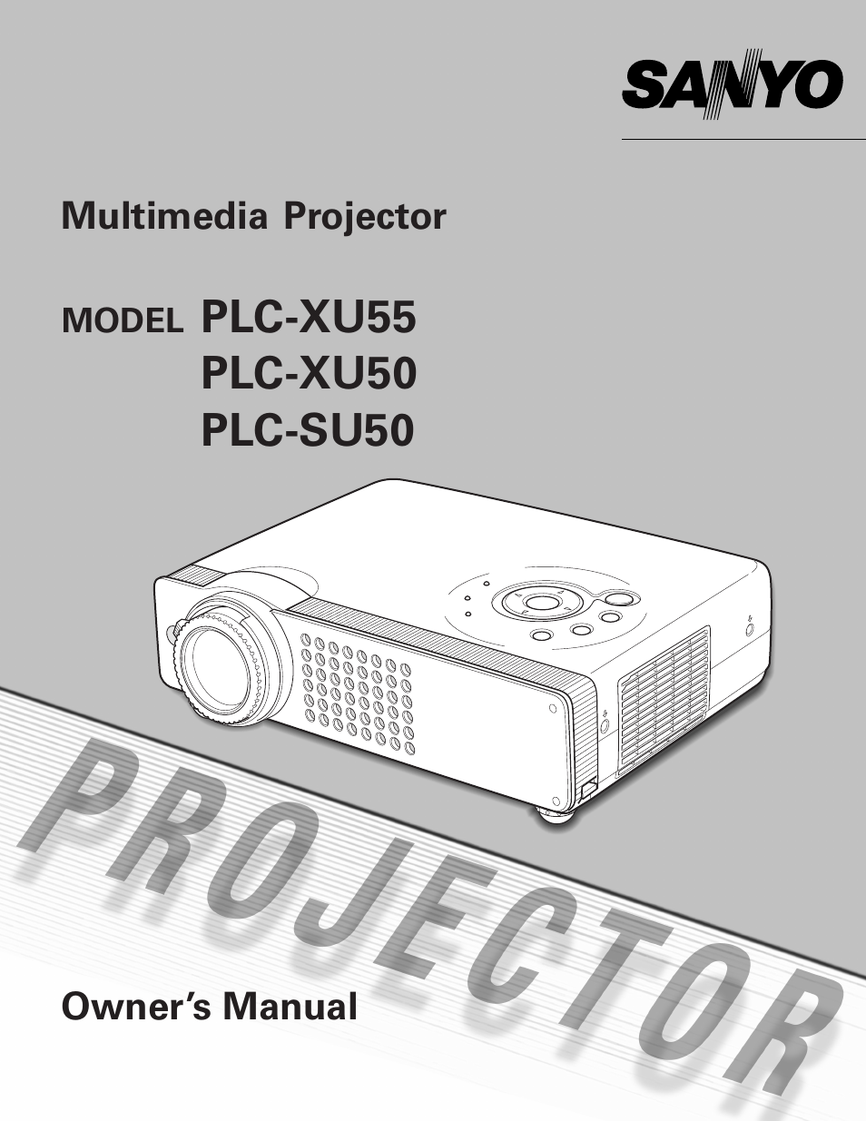 Sanyo PLC-SU50 User Manual | 56 pages