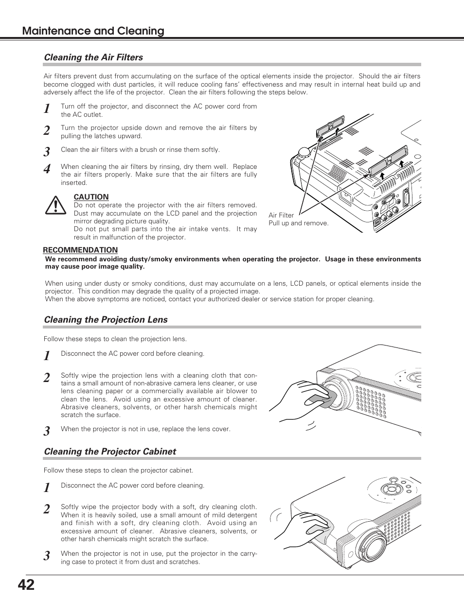 Sanyo PLC-SU50 User Manual | Page 42 / 56