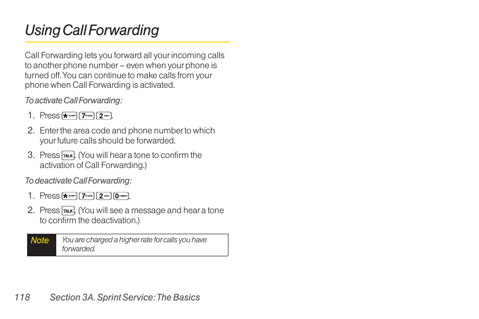 Using call forwarding | Sanyo Katana LX User Manual | Page 130 / 165