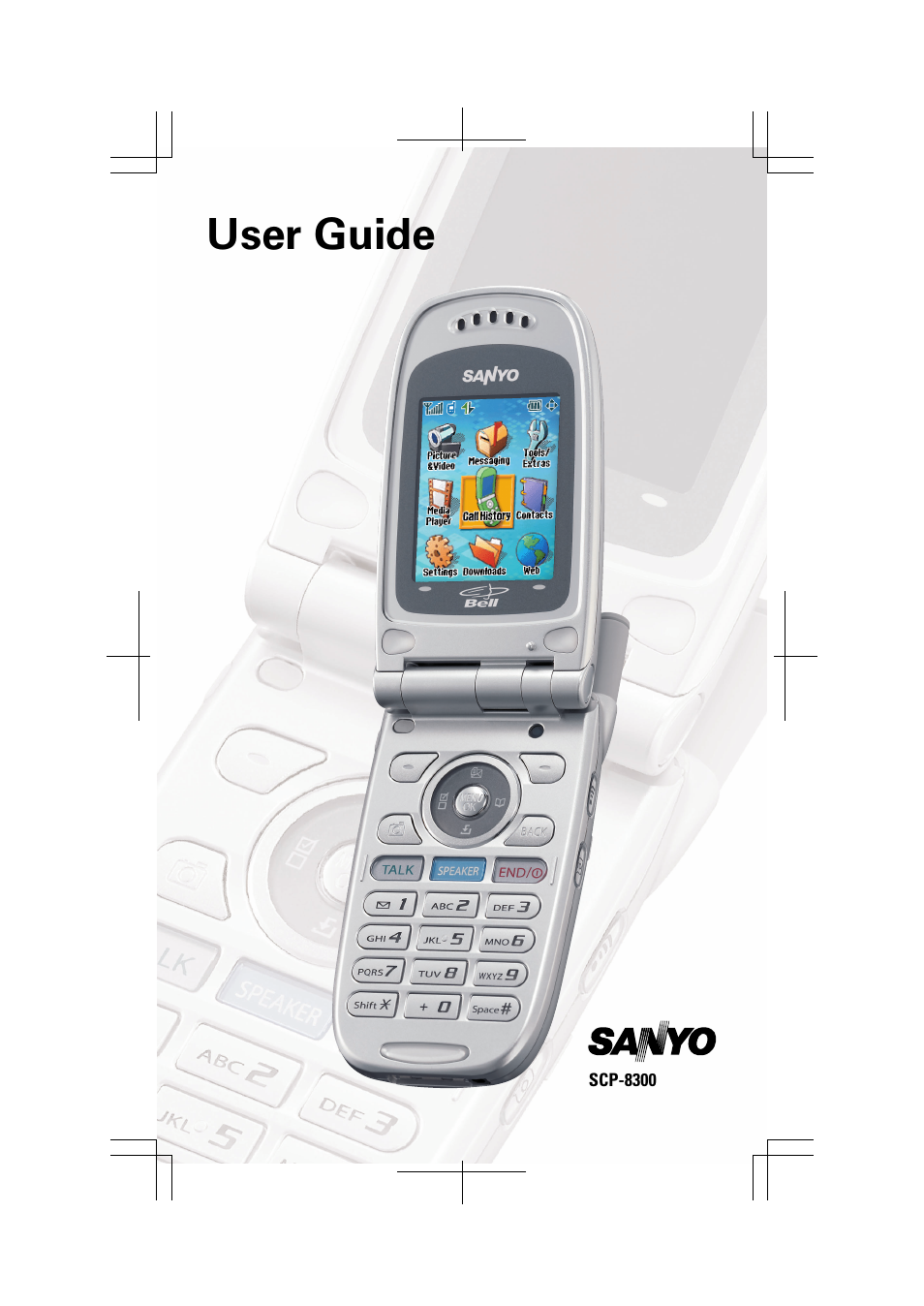 Sanyo scp8300 User Manual | 179 pages