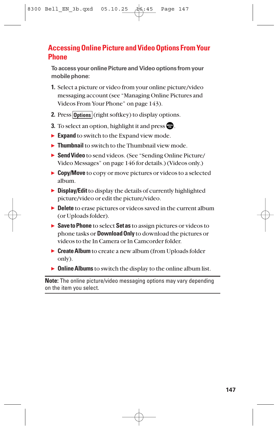 Sanyo scp8300 User Manual | Page 154 / 179