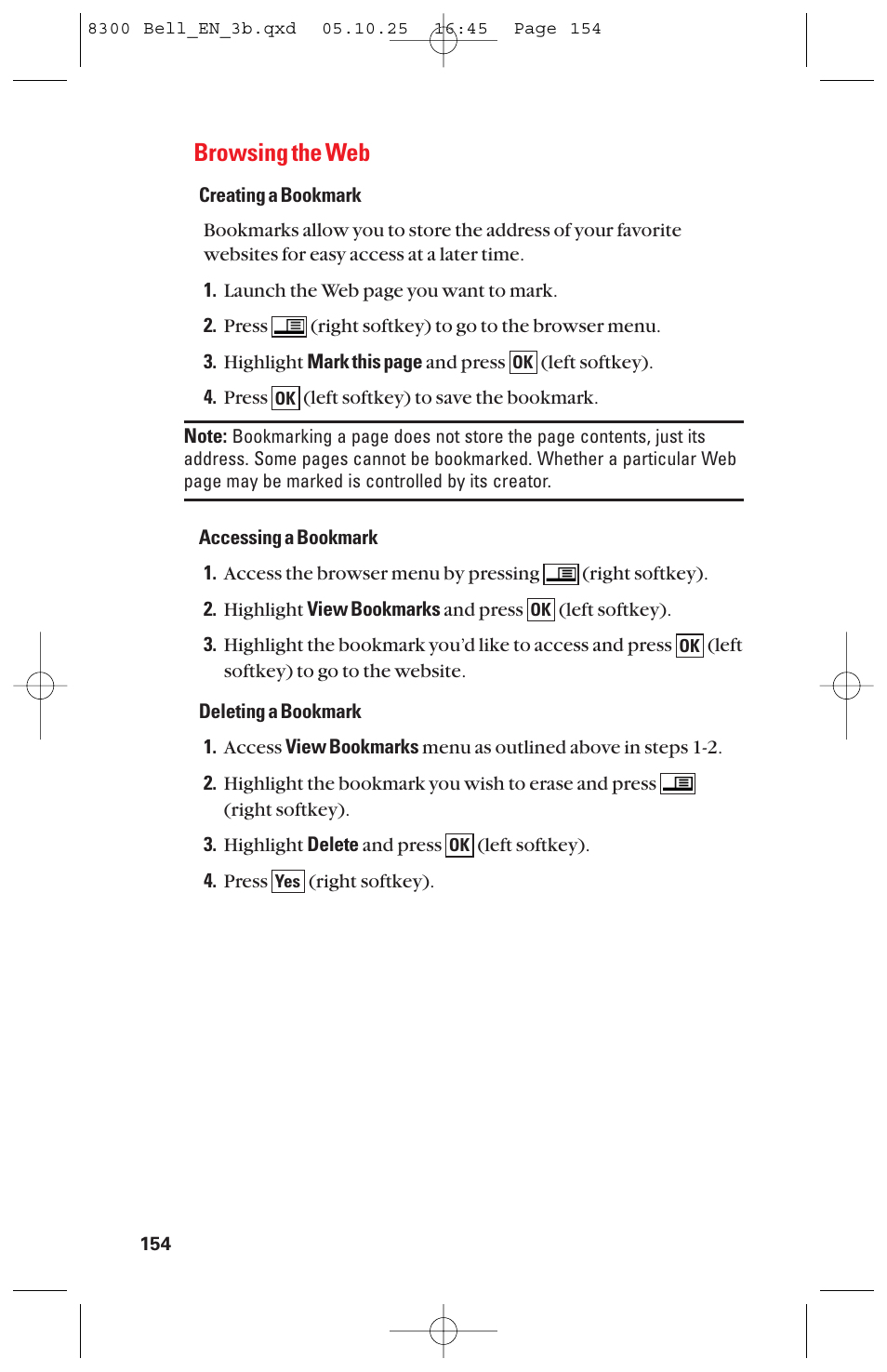 Browsing the web | Sanyo scp8300 User Manual | Page 161 / 179