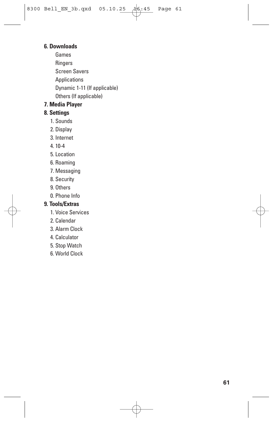Sanyo scp8300 User Manual | Page 68 / 179