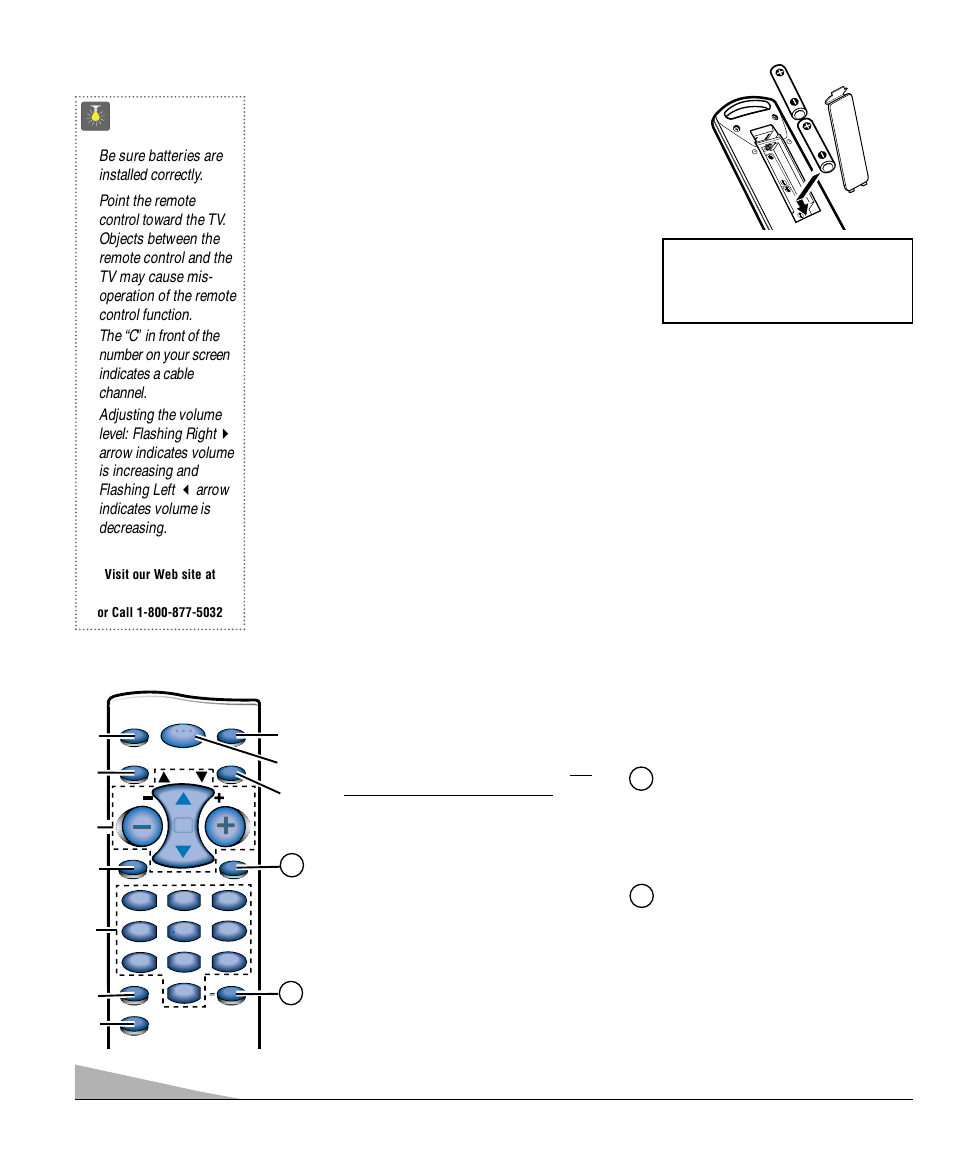 Using the remote control | Sanyo DS13330 User Manual | Page 6 / 40