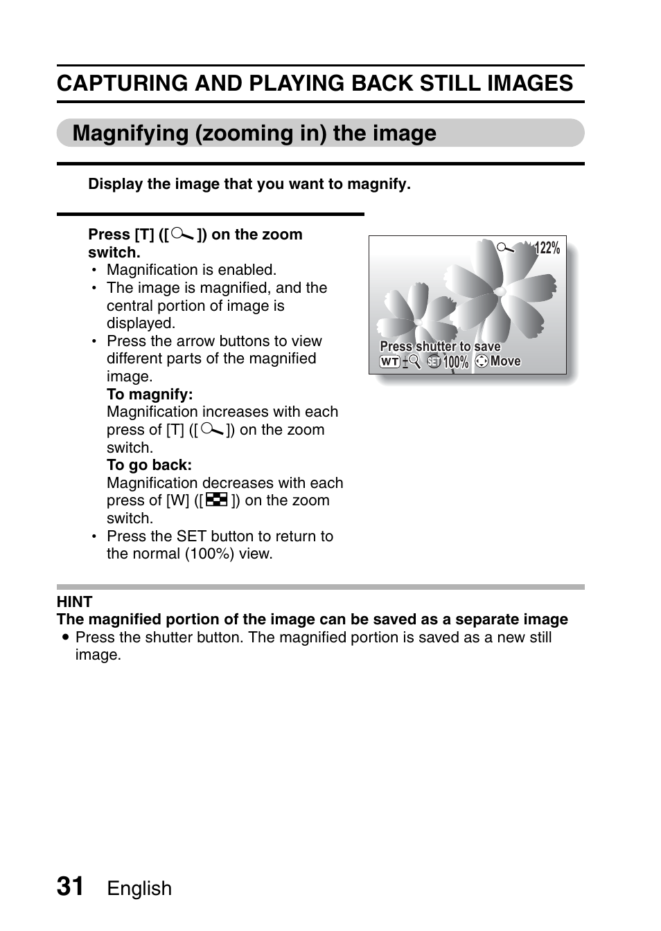 English | Sanyo VPC-X1200 User Manual | Page 40 / 72
