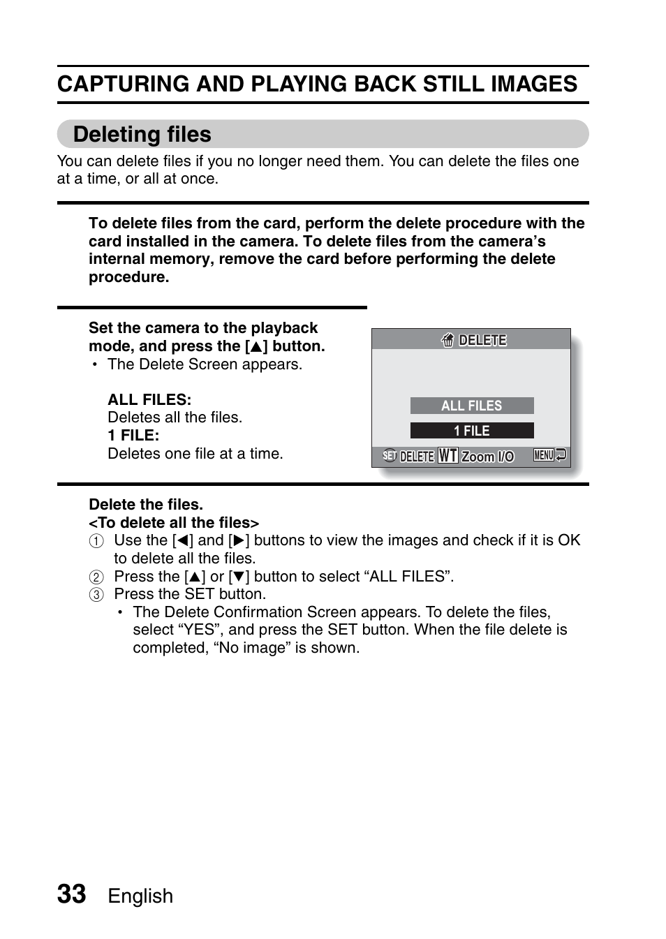 English | Sanyo VPC-X1200 User Manual | Page 42 / 72