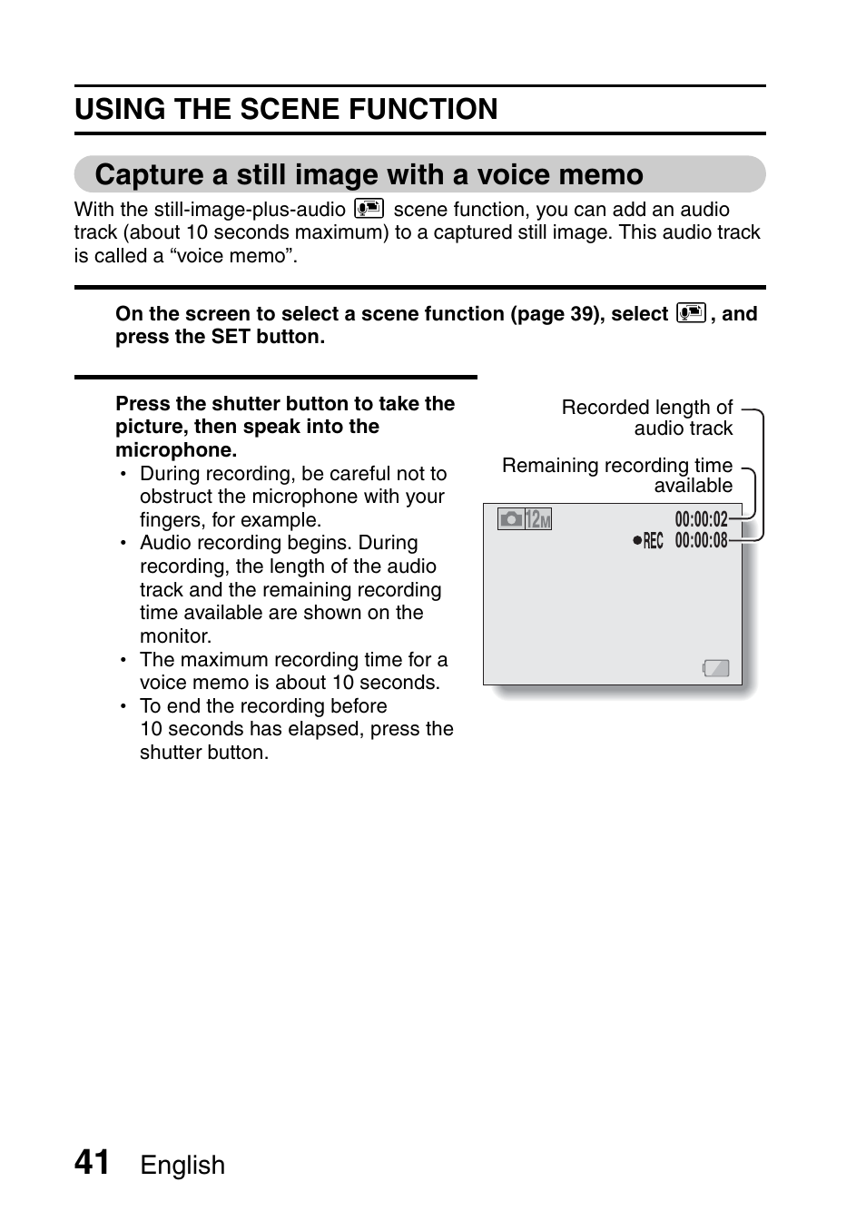 Sanyo VPC-X1200 User Manual | Page 50 / 72