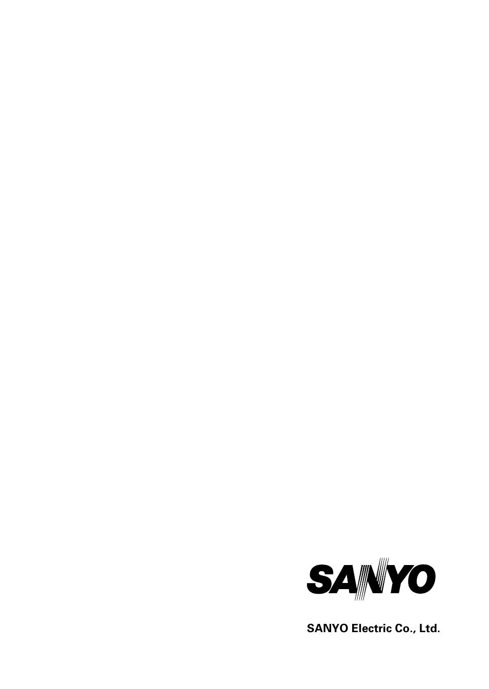 Sanyo VPC-X1200 User Manual | Page 72 / 72