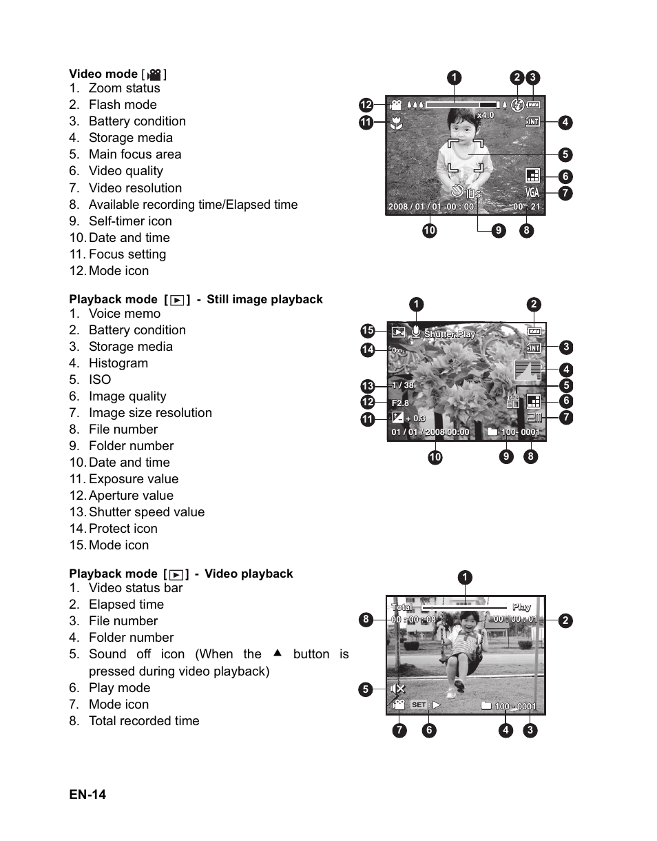 Aa a a, Qe e | Sanyo VPC-T1060 User Manual | Page 15 / 47