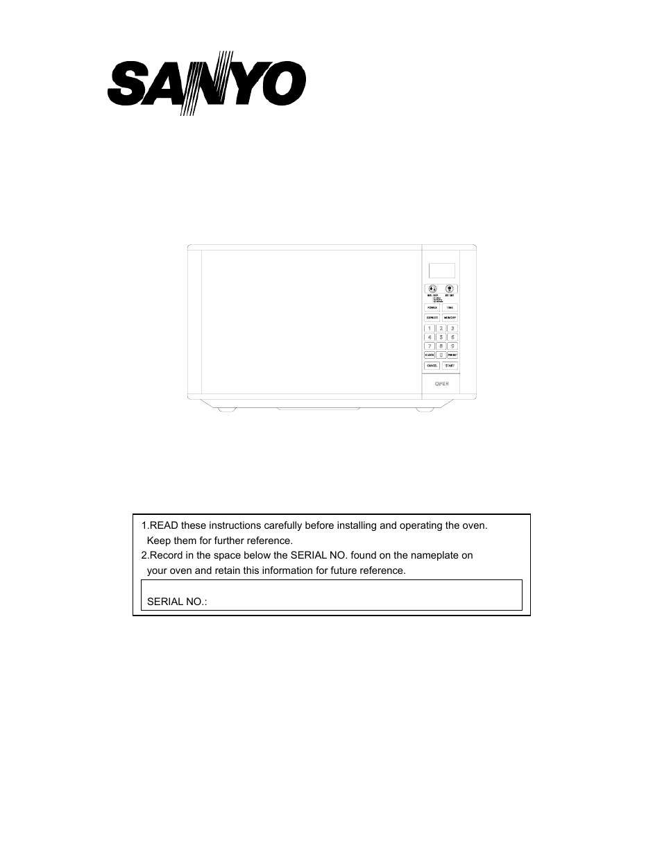 Sanyo EM-S8597V User Manual | 10 pages