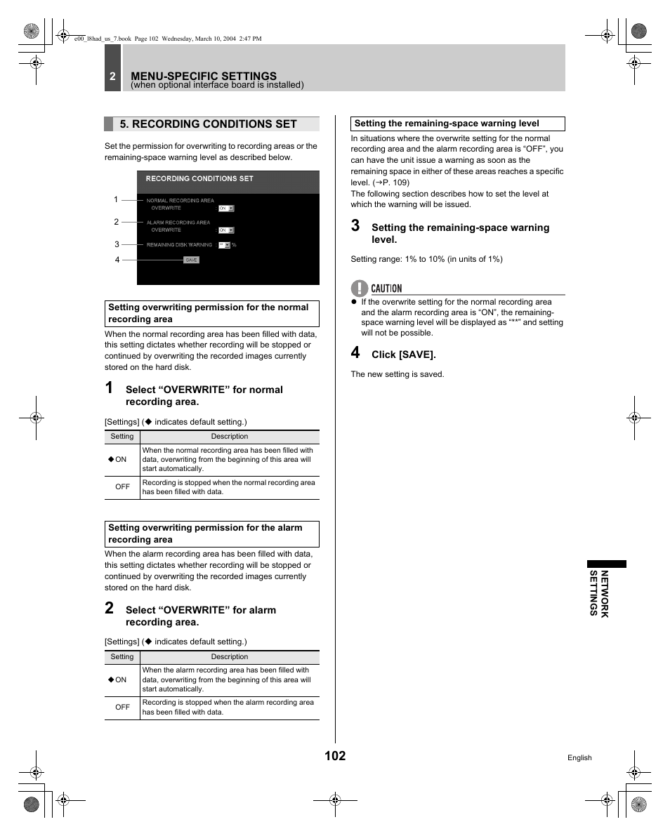 Sanyo DSR - 300 User Manual | Page 103 / 136